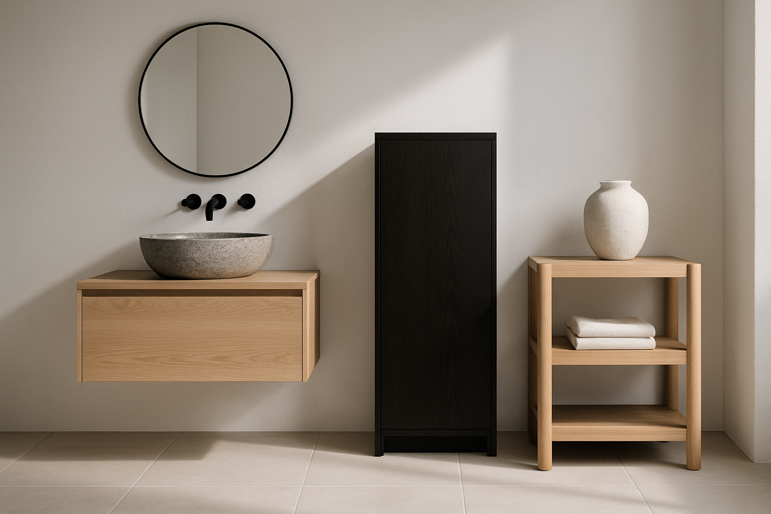 Best Furniture for an Earthy Bathroom: Finding the Perfect Natural Anchors section 1 interior styling detail