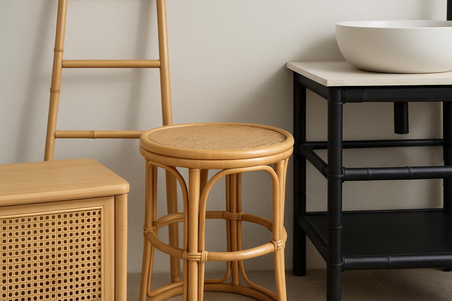 Best Furniture for an Earthy Bathroom: Finding the Perfect Natural Anchors section 2 interior styling detail