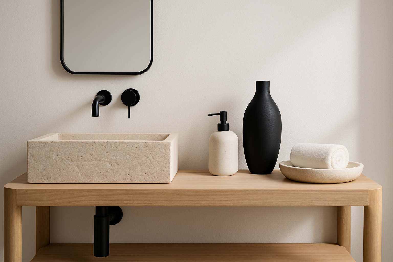 Best Furniture for an Earthy Bathroom: Finding the Perfect Natural Anchors section 4 interior styling detail