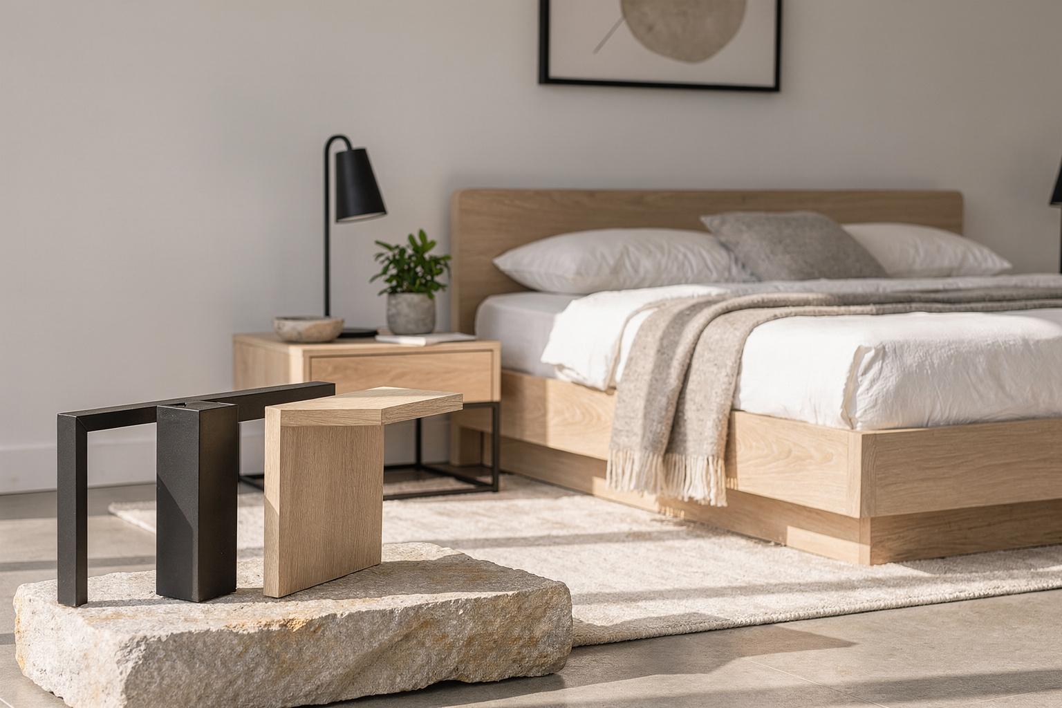 Where to Start with Furniture for a Biophilic Bedroom section 3 interior styling detail