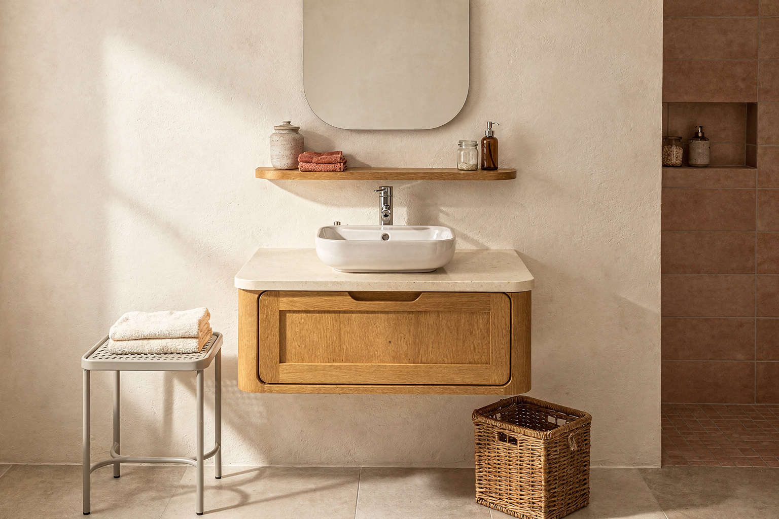 Best Furniture for a Coastal Bathroom section 1 interior styling detail