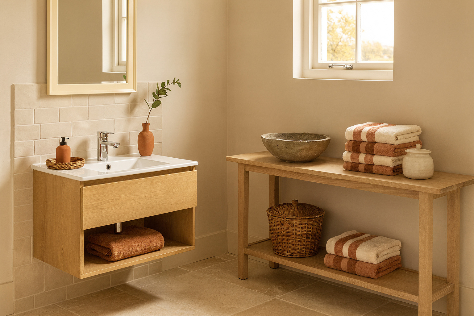 Best Furniture for a Coastal Bathroom section 4 interior styling detail