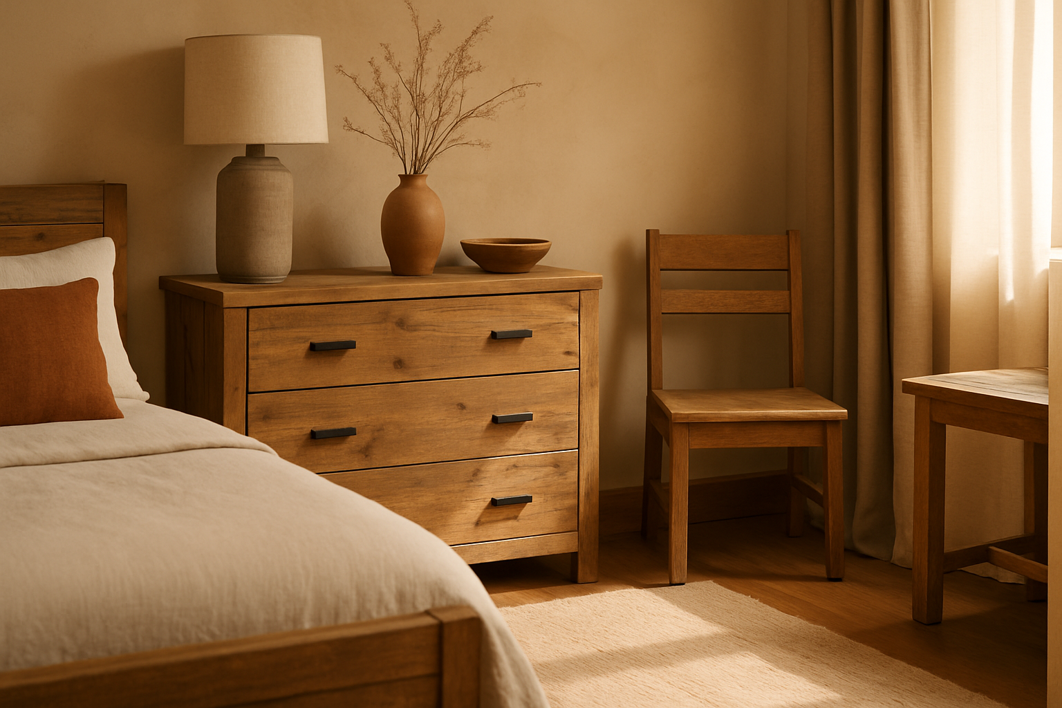 The Best Furniture for an Earthy Bedroom: a Practical Guide to Warm, Natural Comfort section 3 interior styling detail
