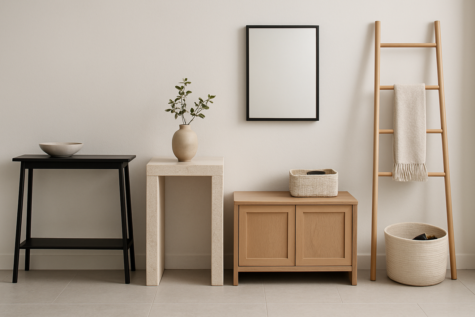 Thoughtfully Selecting the Best Furniture for a Japandi Entryway section 4 interior styling detail