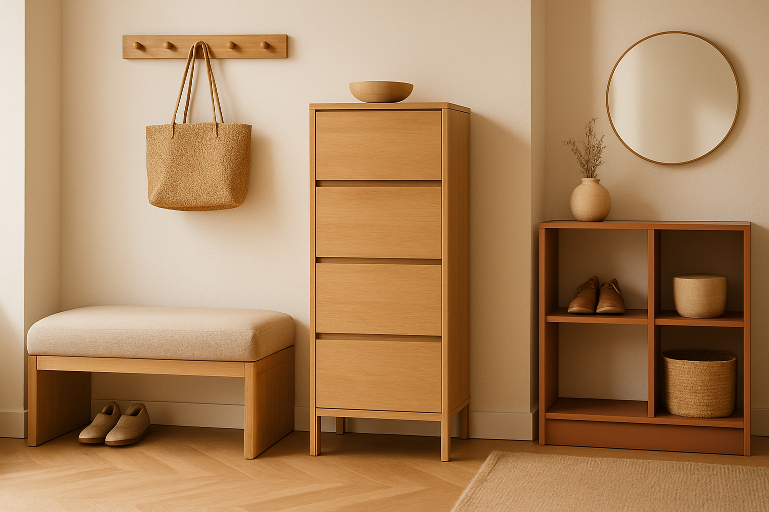 Nailing the Best Furniture for a Minimalist Entryway: Smart Choices for Stylish Simplicity section 1 interior styling detail
