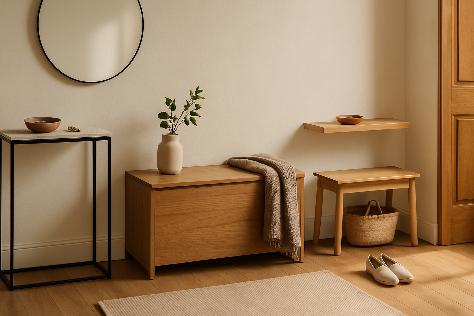 Nailing the Best Furniture for a Minimalist Entryway: Smart Choices for Stylish Simplicity section 4 interior styling detail