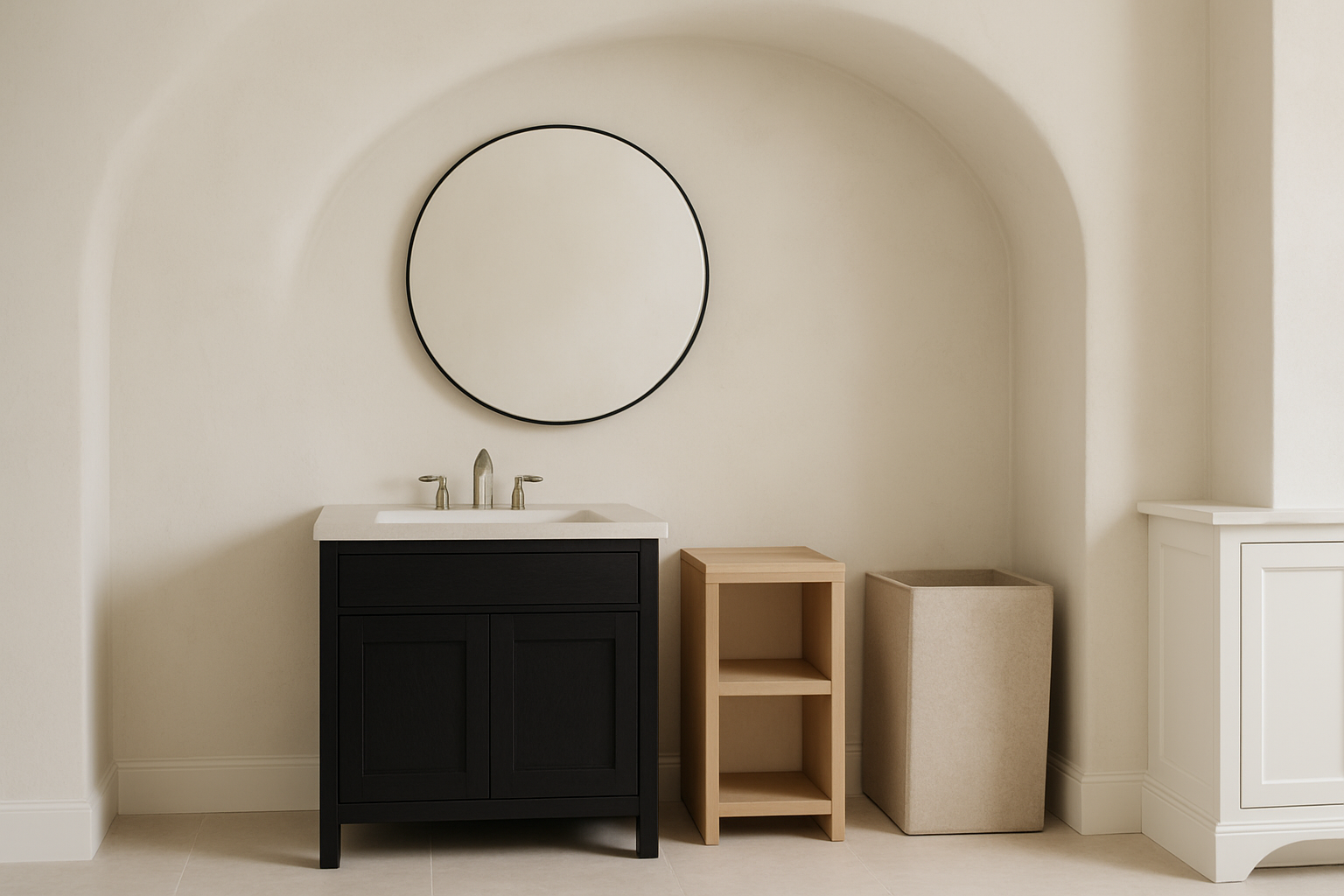 Moody Bathroom: What Actually Matters section 1 interior styling detail