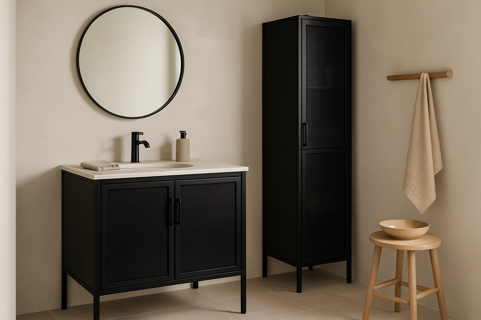 Moody Bathroom: What Actually Matters section 3 interior styling detail