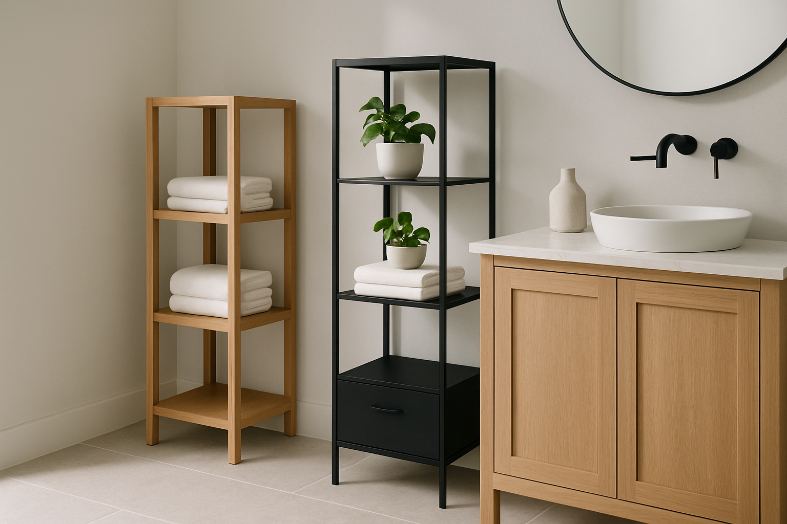 Best Furniture for a Transitional Bathroom: a Clear Design Guide section 3 interior styling detail