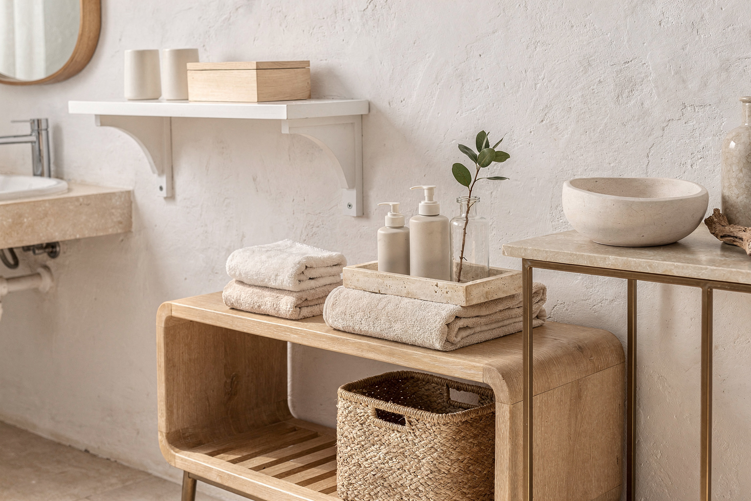 Where to Start with Furniture for a Mediterranean Bathroom section 4 interior styling detail