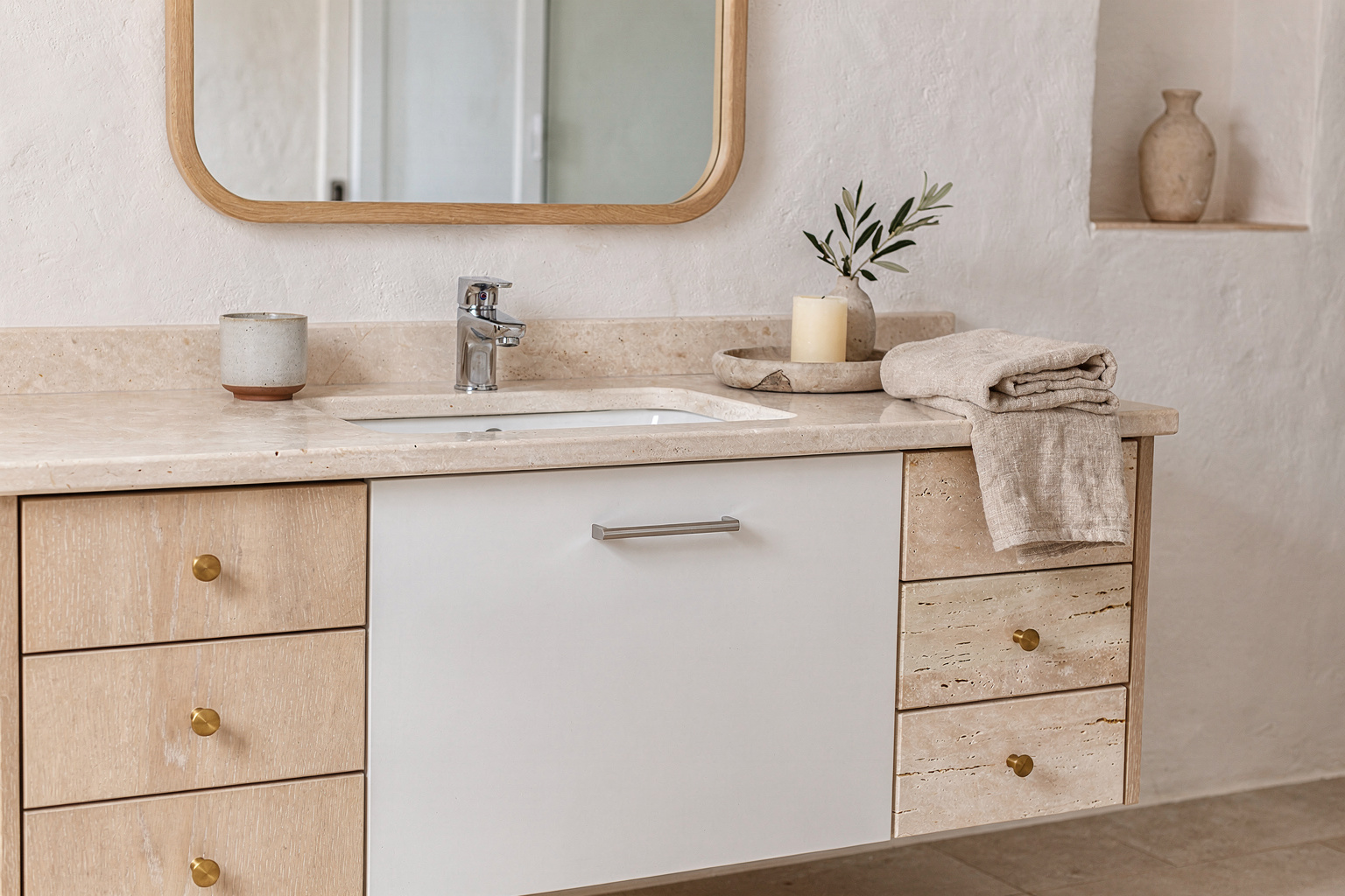 Where to Start with Furniture for a Mediterranean Bathroom section 5 interior styling detail