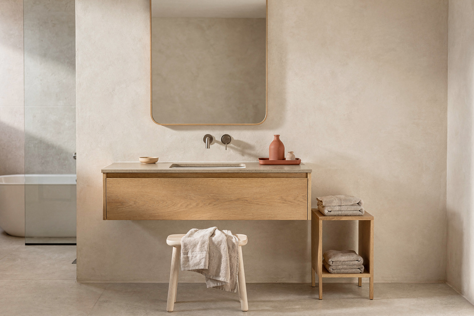 How to Choose Furniture for a Minimalist Bathroom interior design inspiration