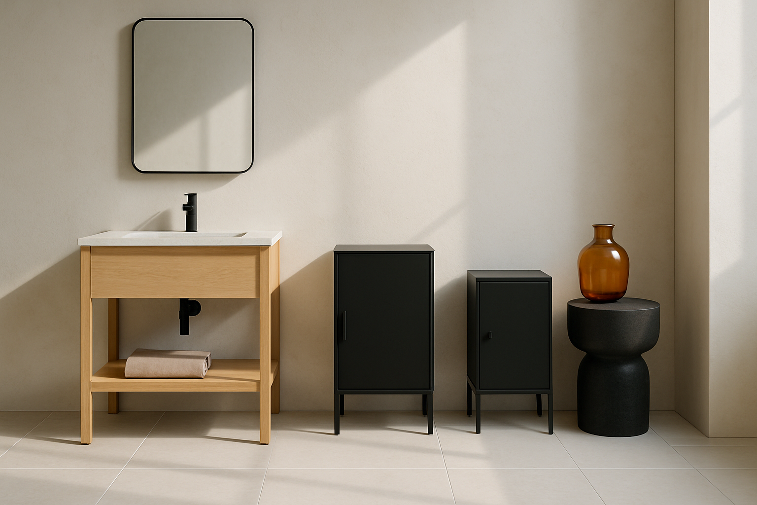Choosing the Best Furniture for a Neutral Bathroom: Practical Options That Balance Style and Function section 4 interior styling detail