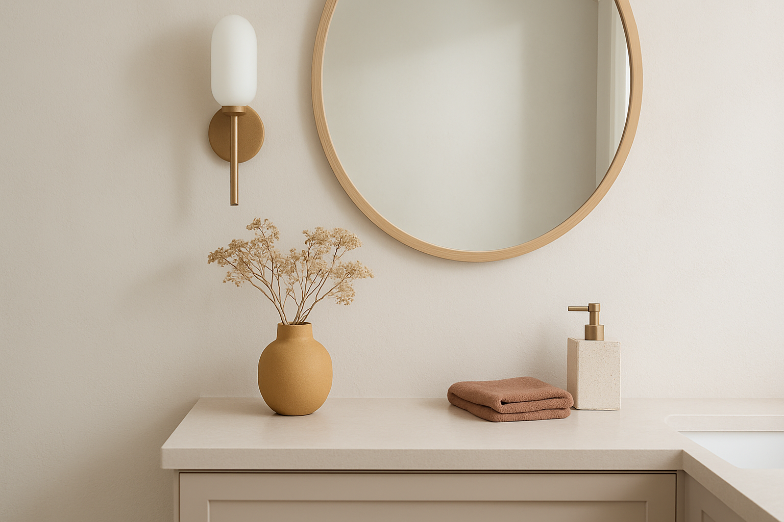 How to Style a Neutral Bathroom with Timeless Modern Elegance section 4 interior styling detail