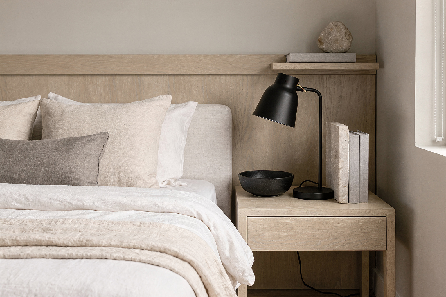Neutral Bedroom: How to Get It Right section 4 interior styling detail