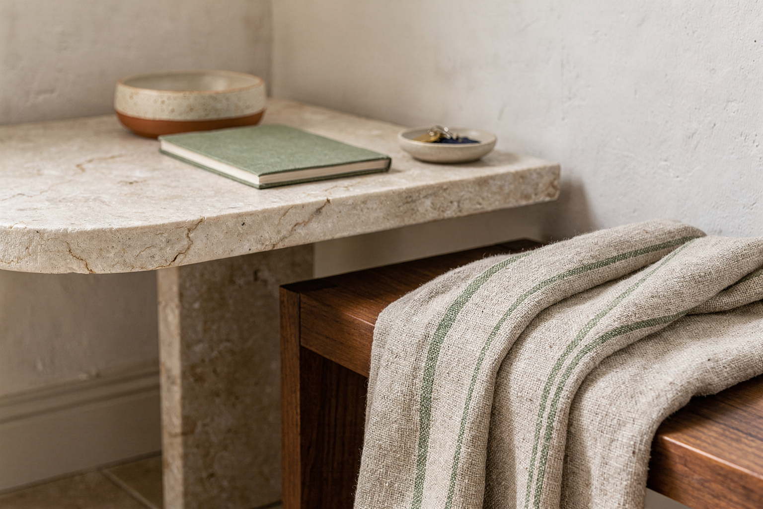 How to Style a Neutral Entryway with Timeless Calm and Texture section 2 interior styling detail