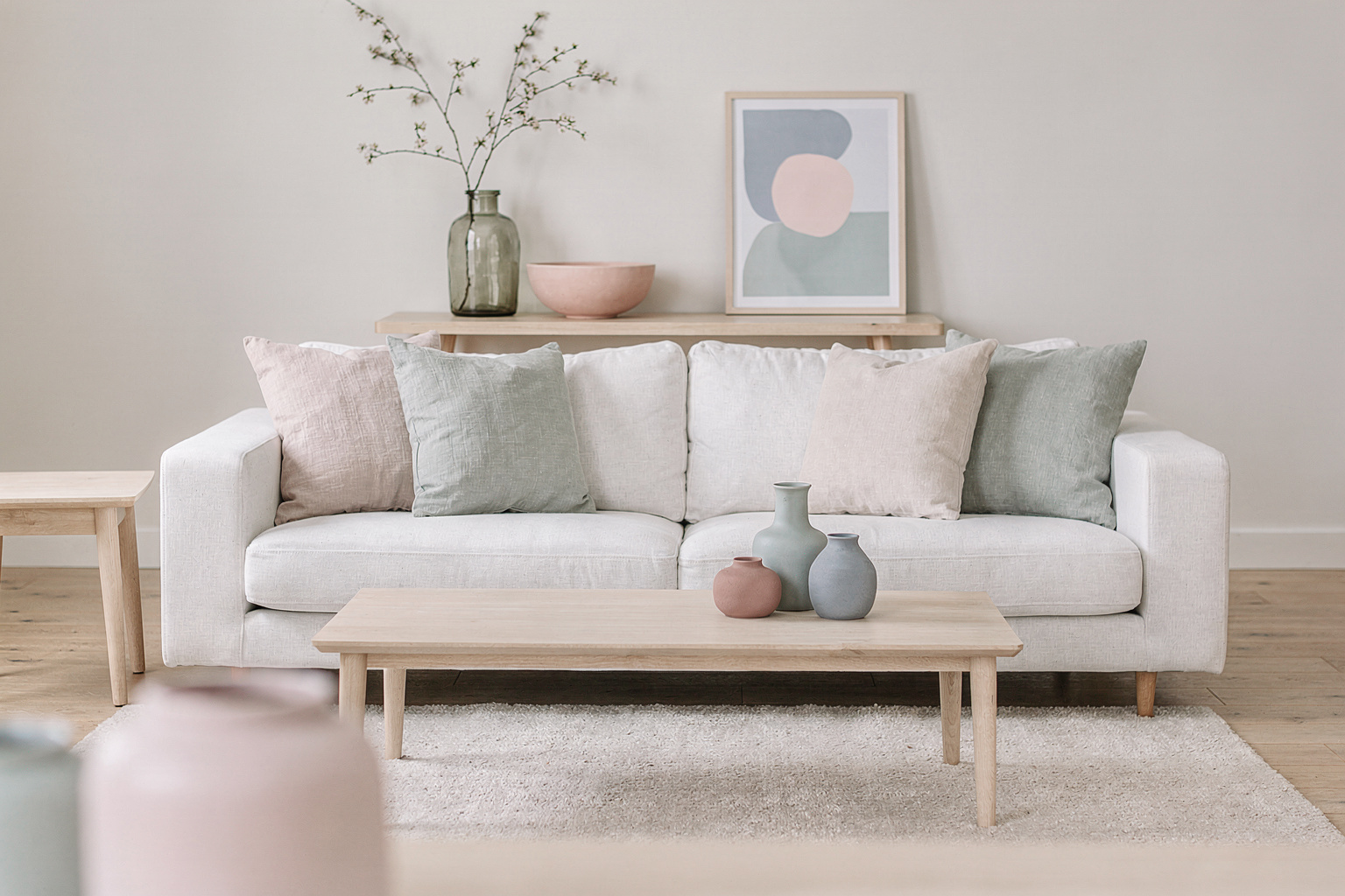 Spring Living Room Styling Color Palette section 1 interior styling detail