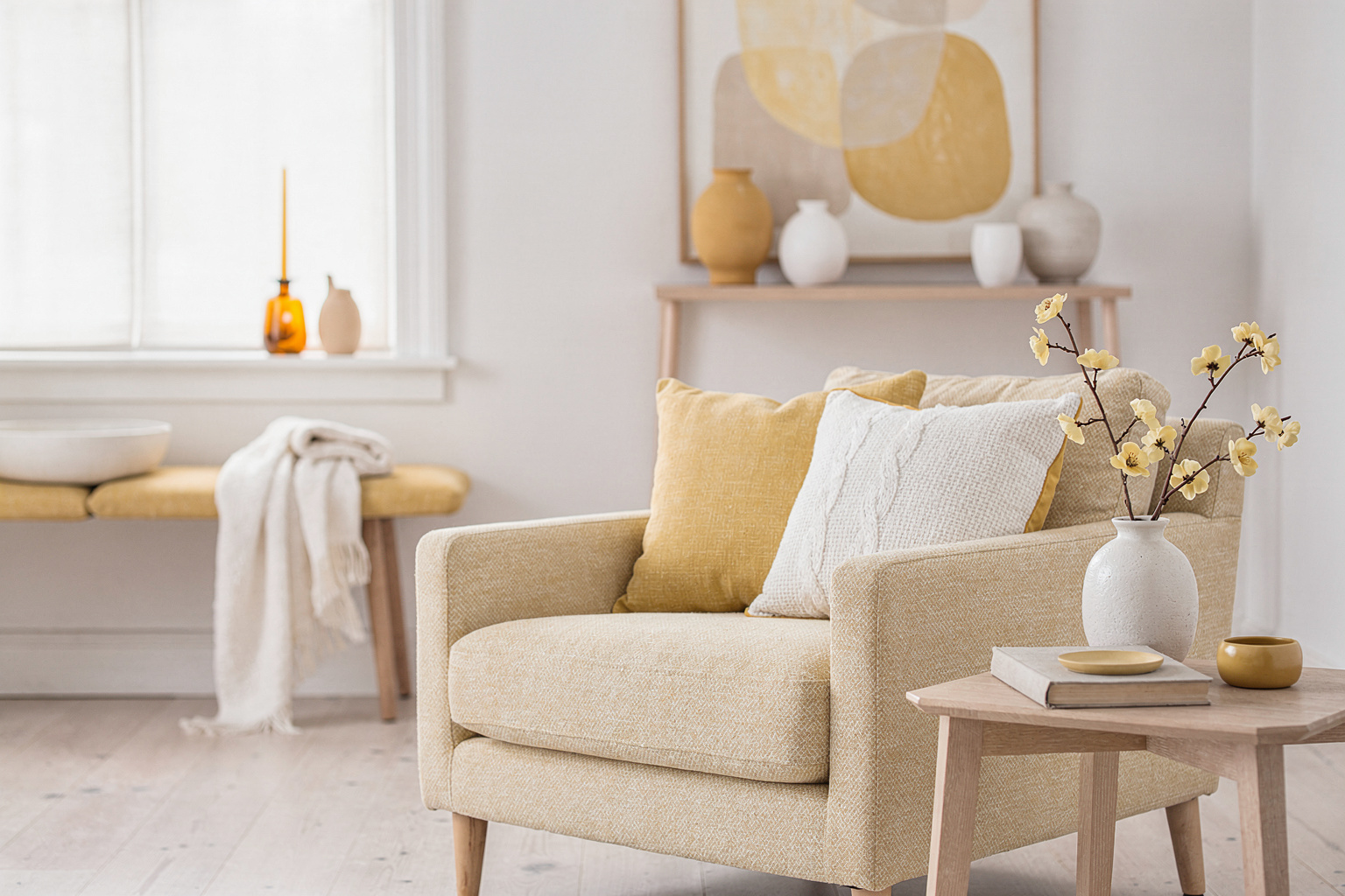Spring Living Room Styling Color Palette section 4 interior styling detail