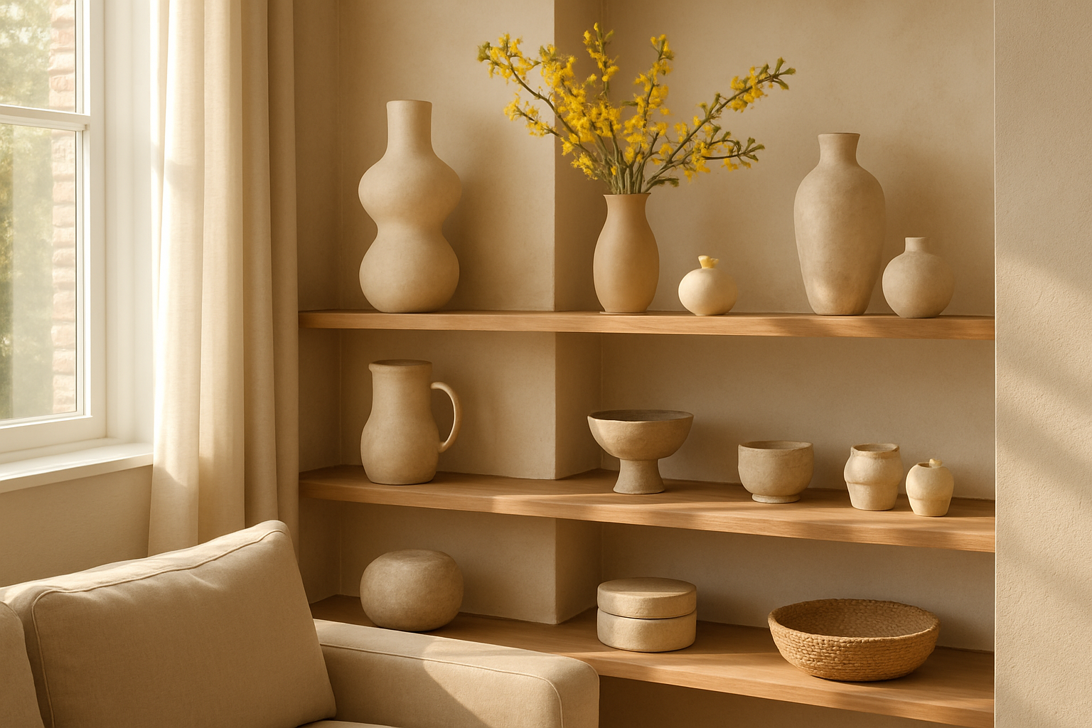 Spring Living Room Styling Ideas: Embrace Fresh Minimalism with Natural Touches section 4 interior styling detail
