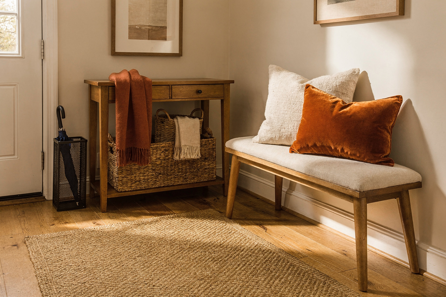 What Goes Wrong with Transitional Entryway? section 1 interior styling detail