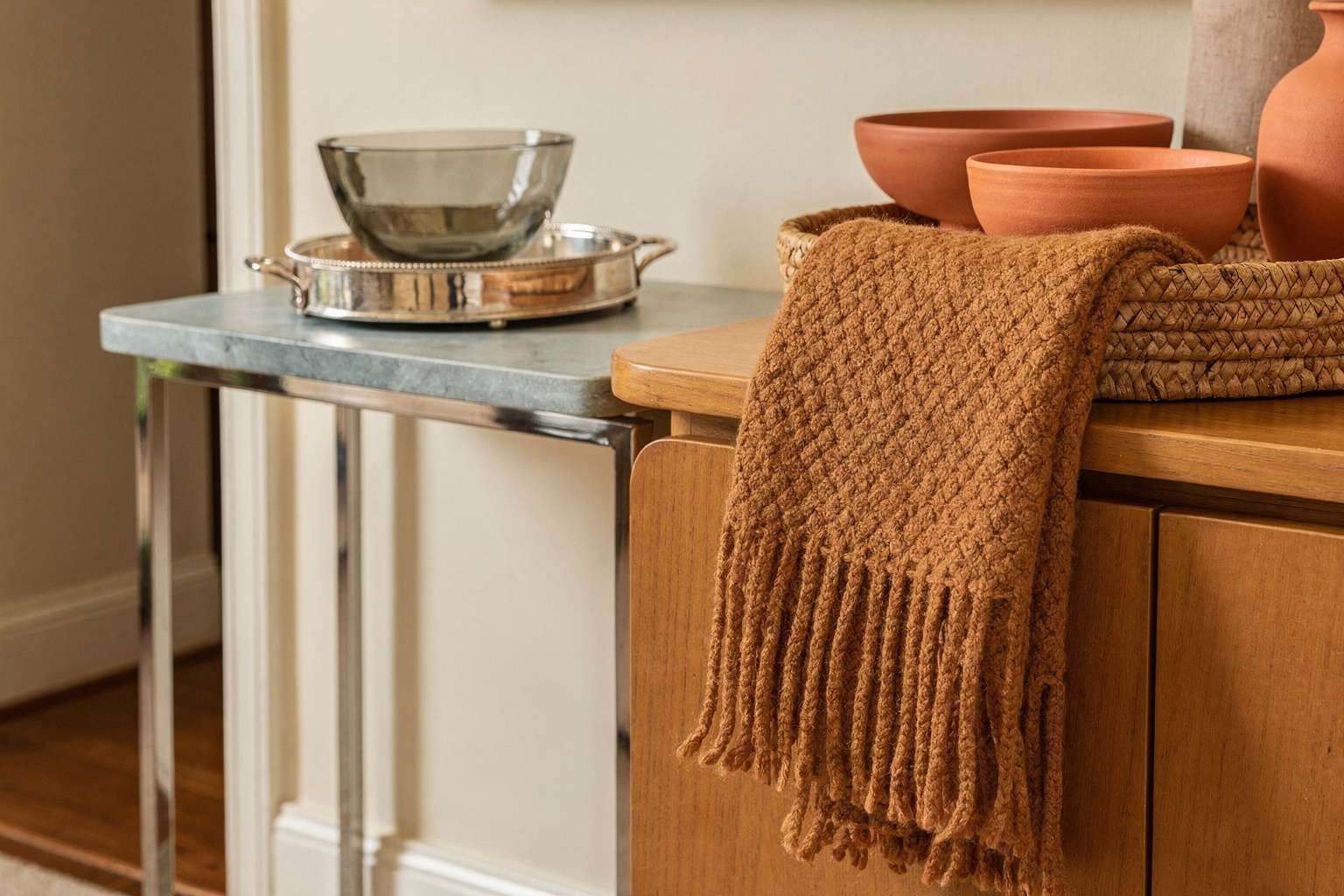 What Goes Wrong with Transitional Entryway? section 3 interior styling detail